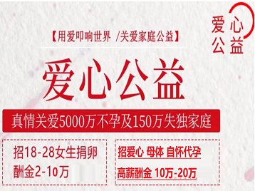 霍尔果斯捐卵助孕生子 爱心志愿者招募